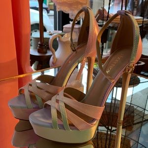 🍭🧚‍♀️Pastel Rainbow Stilettos, Shoes DazzleSize 6.5